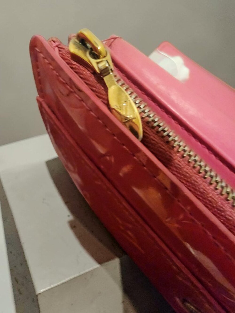 Louis Vuitton Vernis Monogram Wallet – Red Patent Leather - Picture 3 of 13